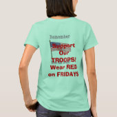 Rote Freitage T-Shirt (Rückseite)