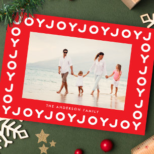 ROTE FREUDE Weihnachts-Fotorahmen Feiertagskarte