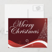 Rote frohe Weihnachten (Vorne/Hinten)