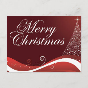 Rote frohe Weihnachten