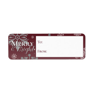 Rote, fröhliche und helle Schneeflocken von und na