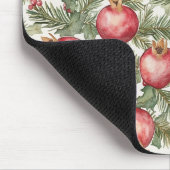 Rote Frucht Granatapfel Mousepad (Ecke)