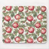 Rote Frucht Granatapfel Mousepad (Vorne)