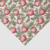 Rote Frucht Granatapfel Weihnachten Seidenpapier (Ausschnitt)