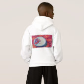 Rote Früchte-Schale Hoodie (Schwarz voll)