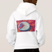 Rote Früchte-Schale Hoodie (Rückseite)