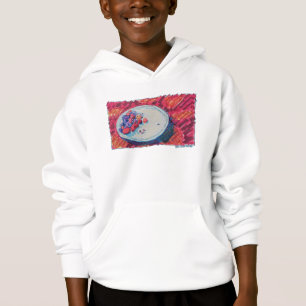 Rote Früchte-Schale Hoodie