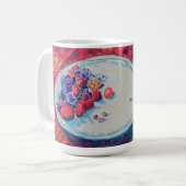Rote Früchte-Schale Kaffeetasse (Vorderseite Links)