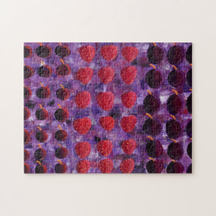 Rote Fruchtfarbe Puzzle