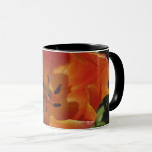 rote Frühlingsblume Tasse
