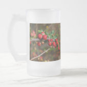 Rote Frühlingsbuds Mattierte Tasse (Links)