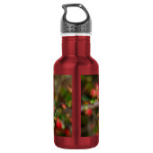Rote Frühlingsbügel Edelstahl Wasserflasche (Rückseite)