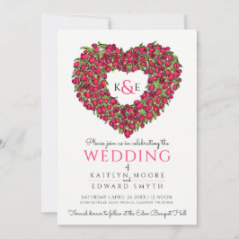 Rote Frühlingtulips zeichnend Foto Einladung