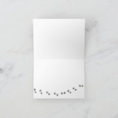 Rote Fuchs Leer Notizkarte Karte (Innenseite)