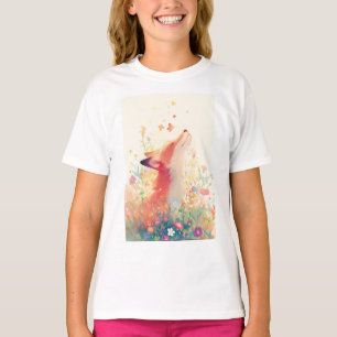 Rote Fuchs Wiesen Träume T-Shirt