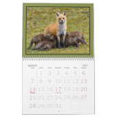 Rote Füchse Ganzjähriger Kalender (Mär 2027)