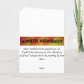 Rote Füchse Karte (Rückseite)