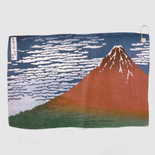 Rote Fuji, Aka Fujiyama Vulkan Katsushika Hokusai Golfhandtuch