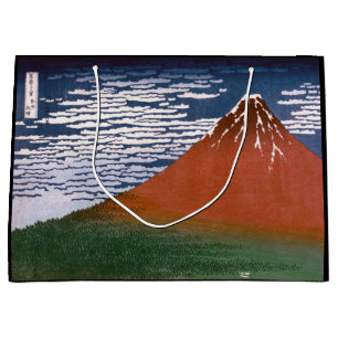 Rote Fuji, Aka Fujiyama Vulkan Katsushika Hokusai Große Geschenktüte