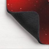 Rote Galaxie Mousepad (Ecke)