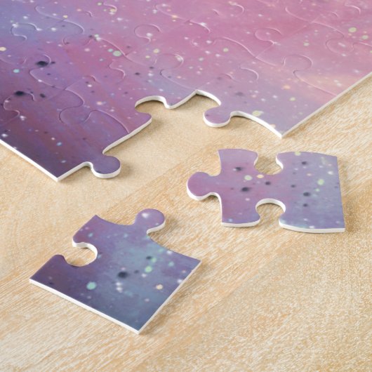 Rote Galaxie Puzzle (Seite)