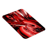 Rote Gamma-Strahlung Abstrakt großes Magnet (Rechte Seite)