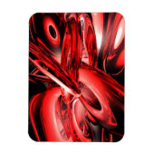 Rote Gamma-Strahlung Abstrakt großes Magnet (Vertikal)