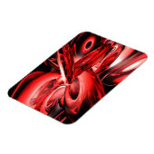 Rote Gamma-Strahlung Abstrakt großes Magnet (Linke Seite)