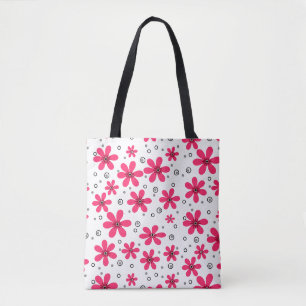 Rote Gänseblümchen retro Hintergrund Sommer Tasche