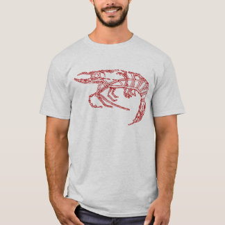 Rote Garnele T-Shirt