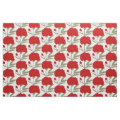 Rote Gartennelken Stoff (Fat Quarter (45,7 x 55,9 cm))