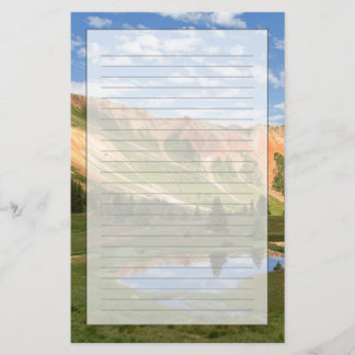 Rote Gebirgsreflexion Briefpapier