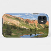 Rote Gebirgsreflexion Case-Mate iPhone Hülle (Rückseite (Horizontal))