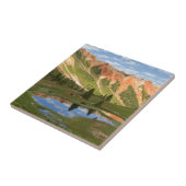 Rote Gebirgsreflexion Fliese (Seite)