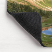 Rote Gebirgsreflexion Mousepad (Ecke)