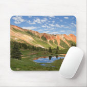 Rote Gebirgsreflexion Mousepad (Mit Mouse)