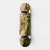 Rote Gebirgsreflexion Skateboard (Vorderseite)