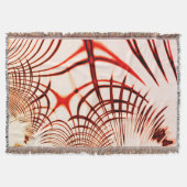 Rote, gekrümmte Spuren mit gealterter Wirkung Decke (Vorderseite)