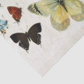 ROTE GELBE BLAUE WHITE BUTTERFLIES Schönheit Natur Seidenpapier (Detail)