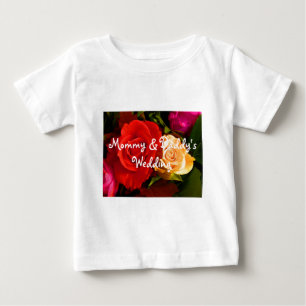 Rote Gelbe Rose Baby T-shirt