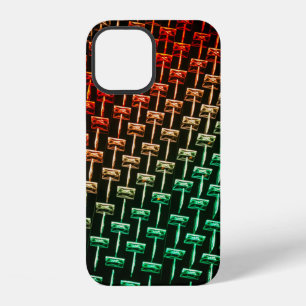 Rote, gelbe und grüne Illustration iPhone 12 Hülle