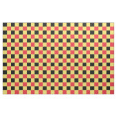 Rote, gelbe und schwarze Schachbrettmuster Stoff (Yard (91,4 cm))