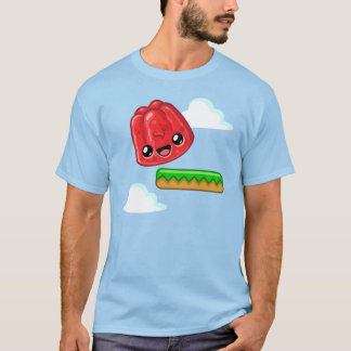 Rote Gelee-Sprung - Happy Jump T-Shirt