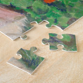 Rote Geranien im Sommergarten Puzzle (Seite)