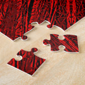 Rote Gerbera Puzzle (Seite)