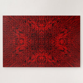 Rote Gerbera Puzzle
