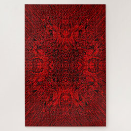 Rote Gerbera Puzzle