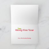 Rote gerochene betender Mantis-kundenspezifische Karte (Innenseite)