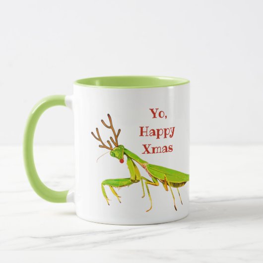 Rote gerochene betender Mantis-sonderbare Tasse (Links)