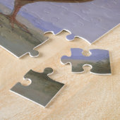 Rote gescheckte Brieftaube (Öl auf Leinwand) Puzzle (Seite)